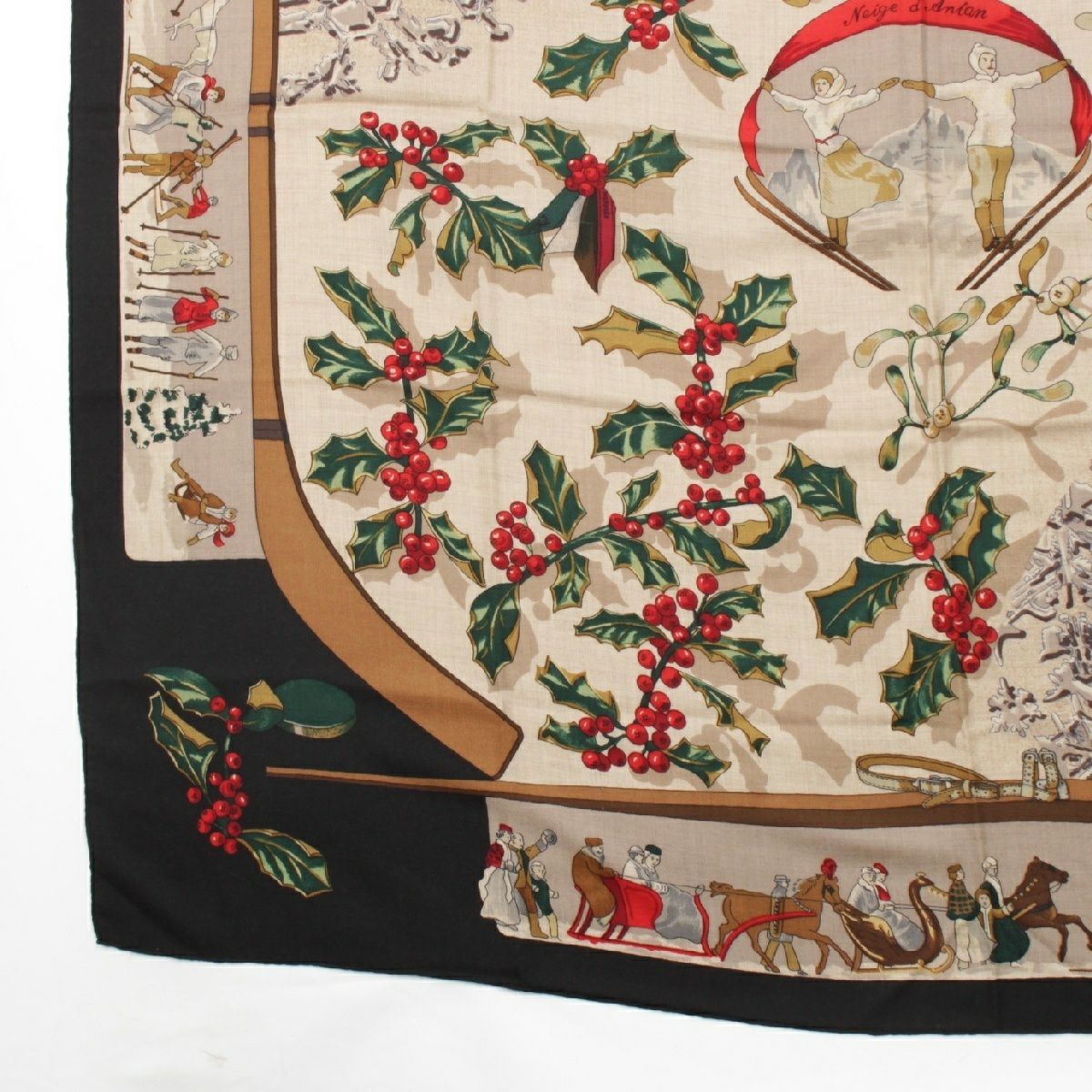 エルメス カレジェアン 140 カシミヤ×シルク Neige d'Antan 去年 エルメス カレジェアン 140 カシミヤ×シルク Neige d'Antan 去年