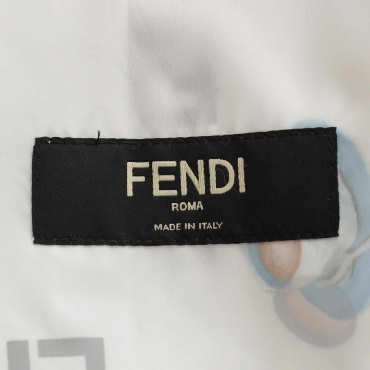 FENDI - フェンディ ロゴ 総柄 プリント ジップアップ フード