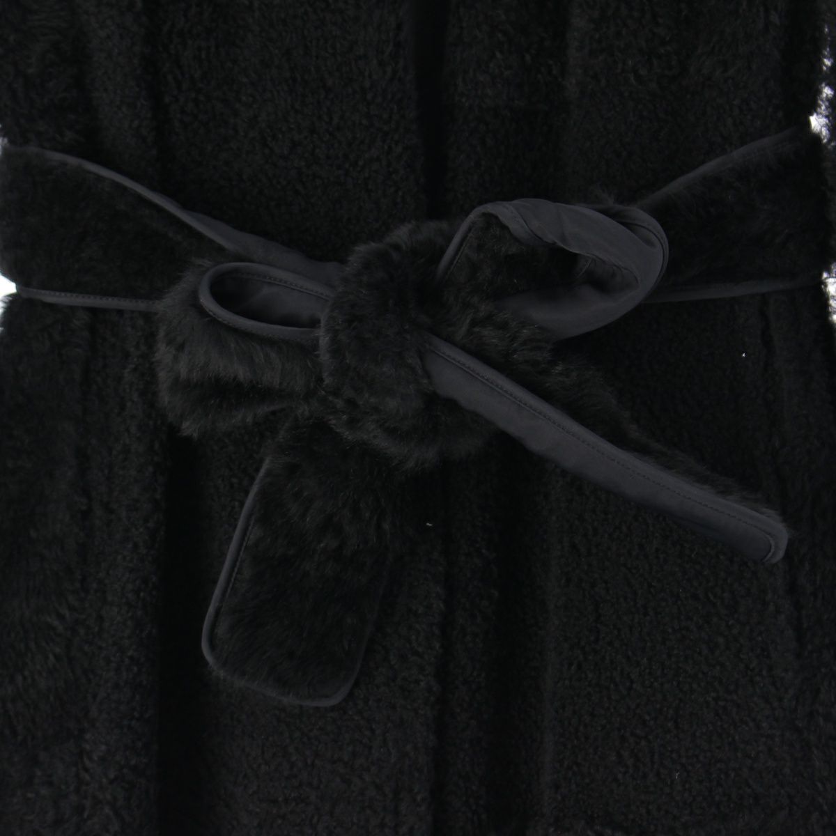 セリーヌ フィービー期 ムートン ファー リバーシブル ベルト コート  