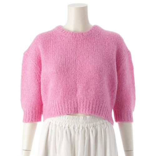 マディソンブルー 22AW モヘヤ×アルパカ×ナイロン PETIT S/S PO MOHAIR プルオーバー ニット トップス MB224-8018 ピンク XS