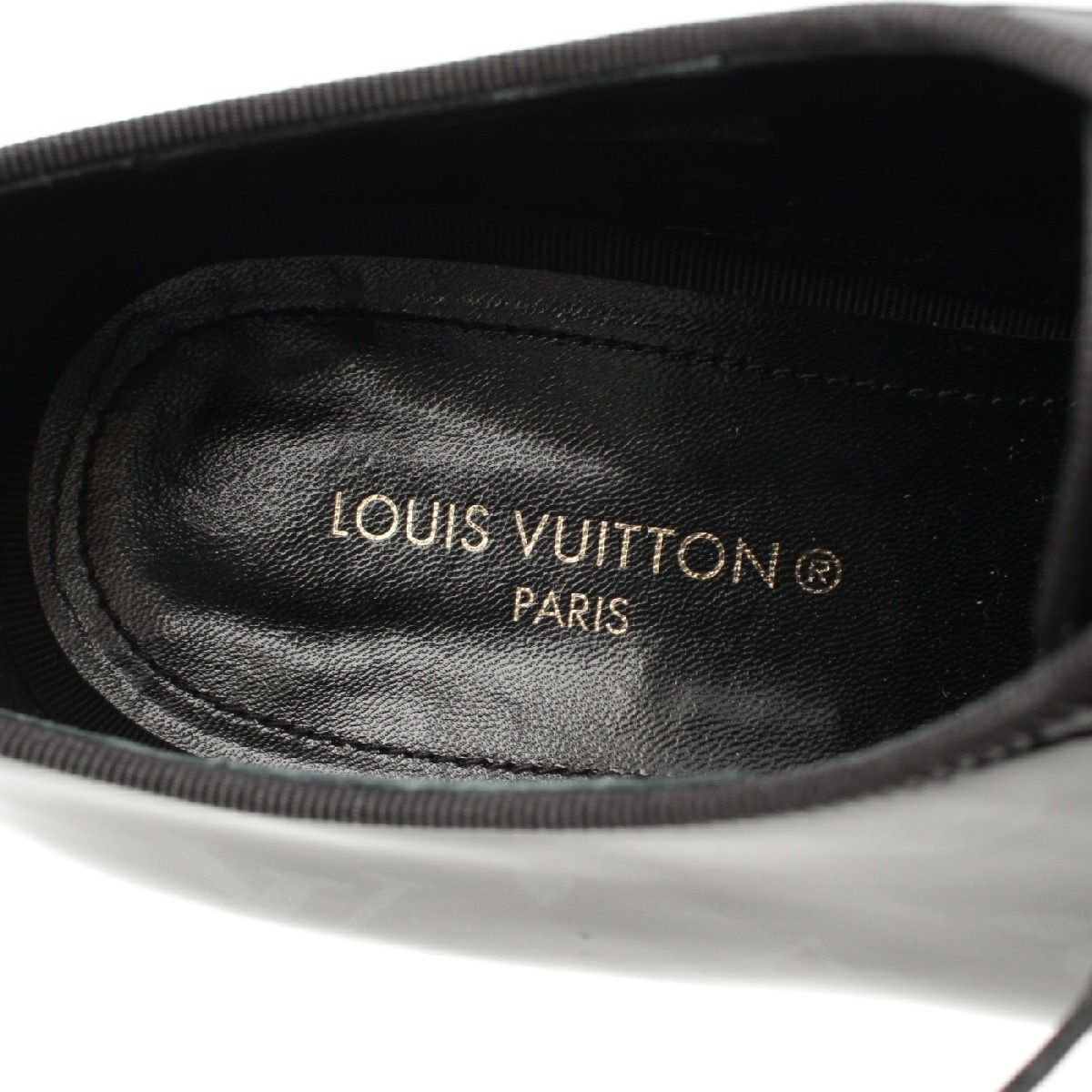 ルイヴィトン ヴァンドームライン パテントレザー モノグラム ドレス