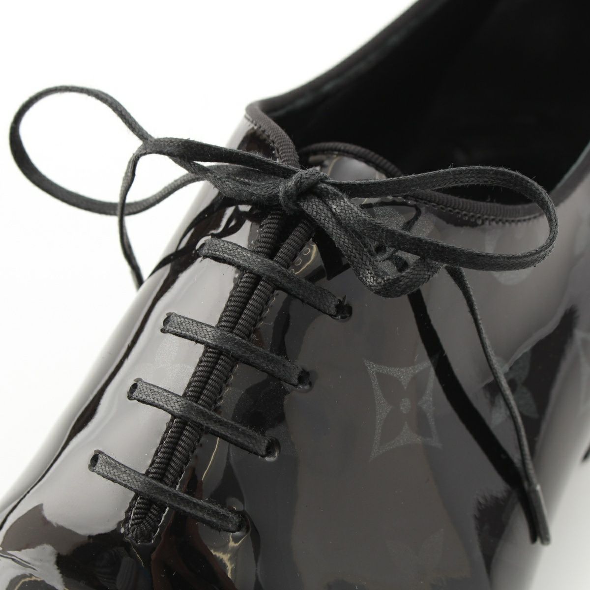 ルイヴィトン LVヴァンドームラインパテントレザーブラックモノグラム ルイヴィトン ヴァンドームライン パテントレザー モノグラム ドレス