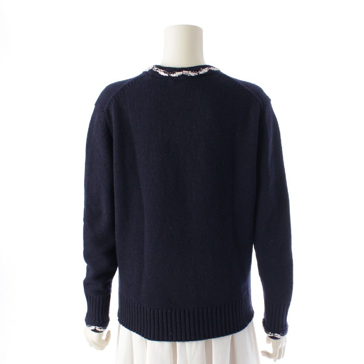 シャネル 21P カシミヤ ココマーク プルオーバー ニット