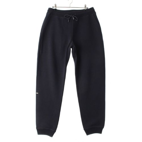 ルイヴィトン 21SS STAPLES EDITION コットン ナイロン スウェット 裾リブ ロング パンツ ボトムス HJY43W ブラック L