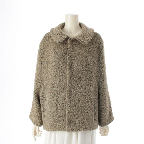 ワイズ ヨウジヤマモト Yohji Yamamoto ウール ナイロン ボア ブルゾン ジャケット アウター YI-J07-101 ベージュ