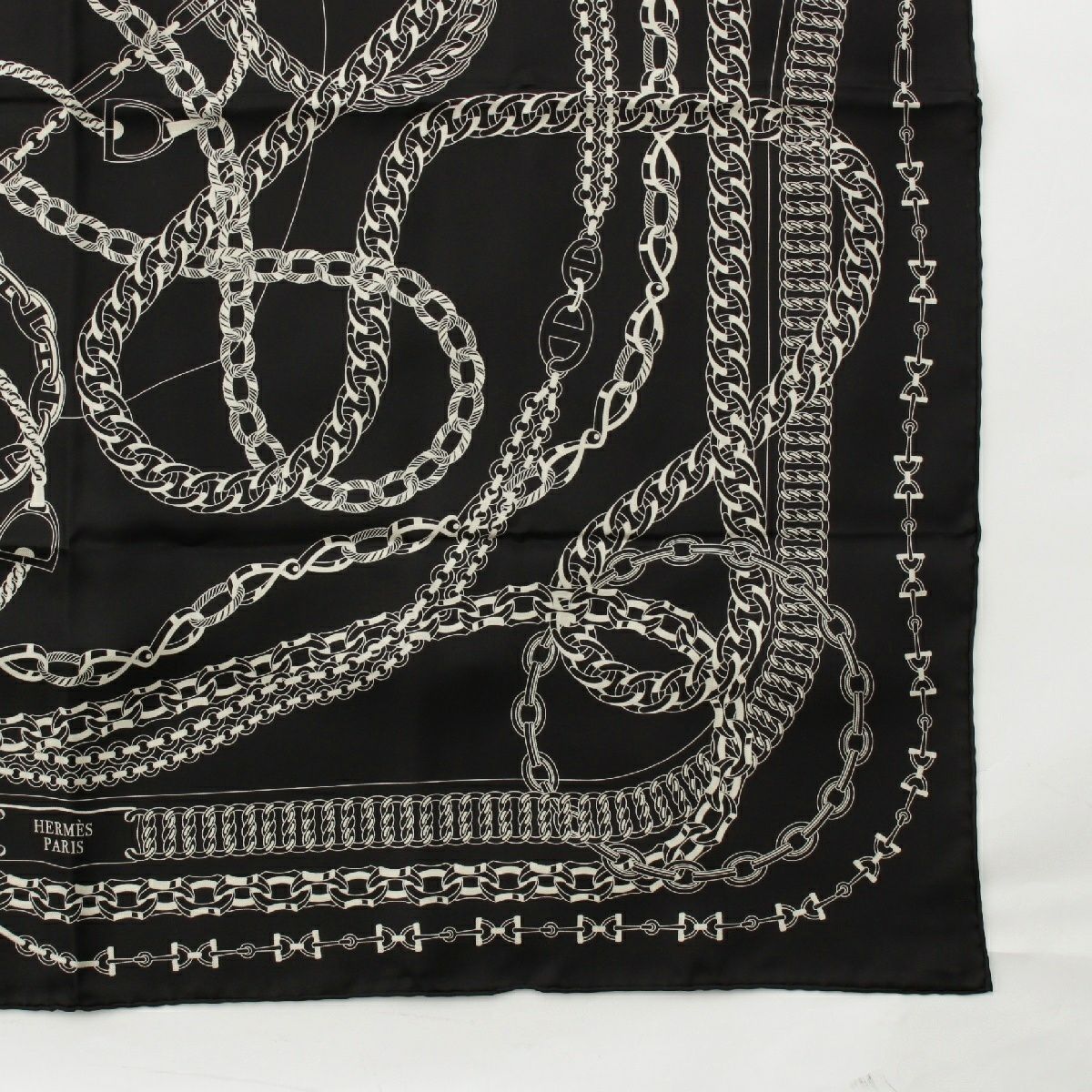 エルメス カレ90 シルク REACTION EN CHAINES レアクション アン