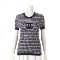 シャネル 20P コットン ココマーク 半袖 サマー ニット トップス