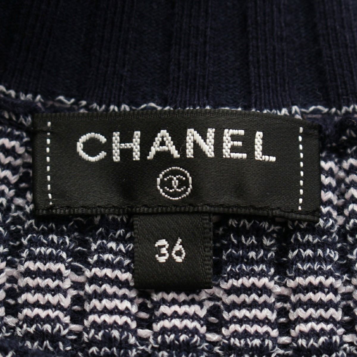 シャネル 20P コットン ココマーク 半袖 サマー ニット トップス