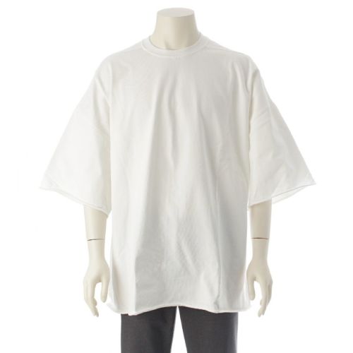 リックオウエンス 24SS コットン Tommy オーバーサイズ 半袖Ｔシャツ トップス RU01D3283-BA ホワイト one size