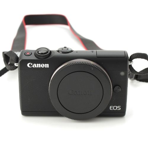 キャノン EOS M100 ミラーレス 一眼レフ カメラ ダブルレンズキット EF-M15-45mm/EF-M22mm カメラ ブラック
