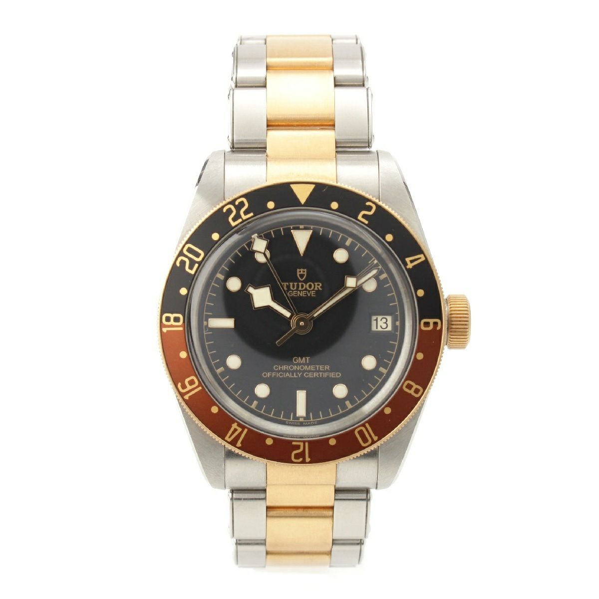 チューダー TUDOR ブラックベイ GMT YG×SS スチール マニュファ