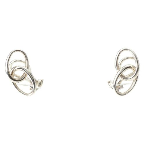 ティファニー エルサペレッティ ダブルループ イヤリング アクセサリー 925 シルバー 5.1g