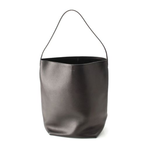 ザロウ Large N/S Park Tote パークトート サドルレザー ハンドバッグ ブラック