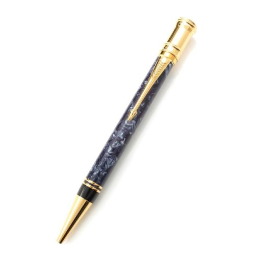 パーカー DUOFOLD デュオフォールド 筆記用具 ボールペン マーブル ブルー