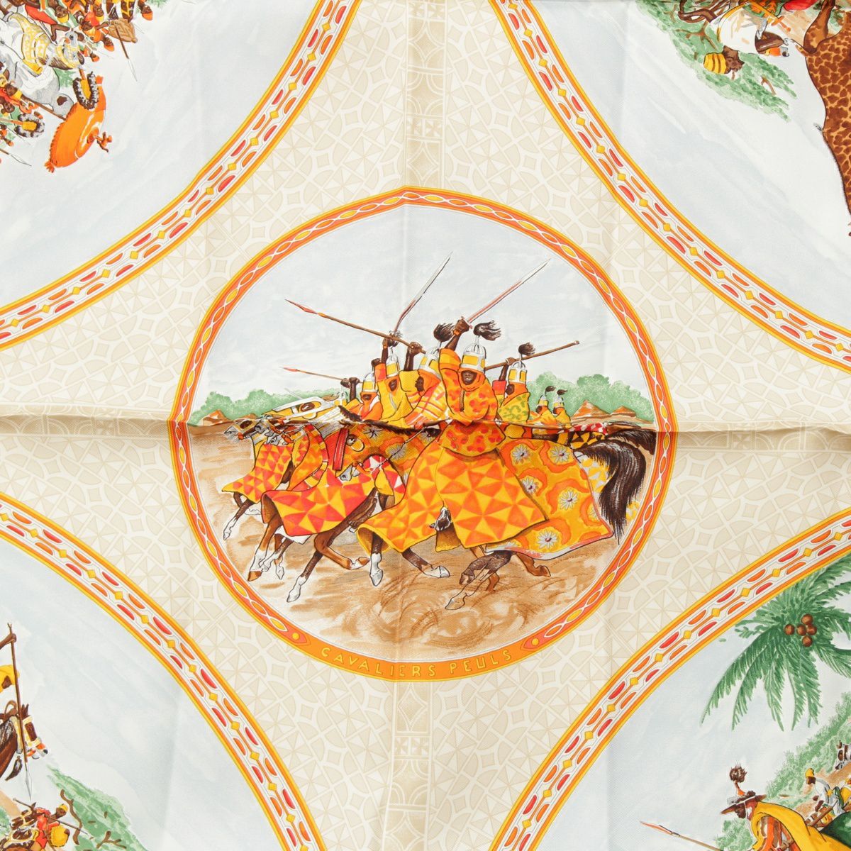 エルメス HERMES カレ90 カレ 90 CAVALIERS PEULS プール族の騎手