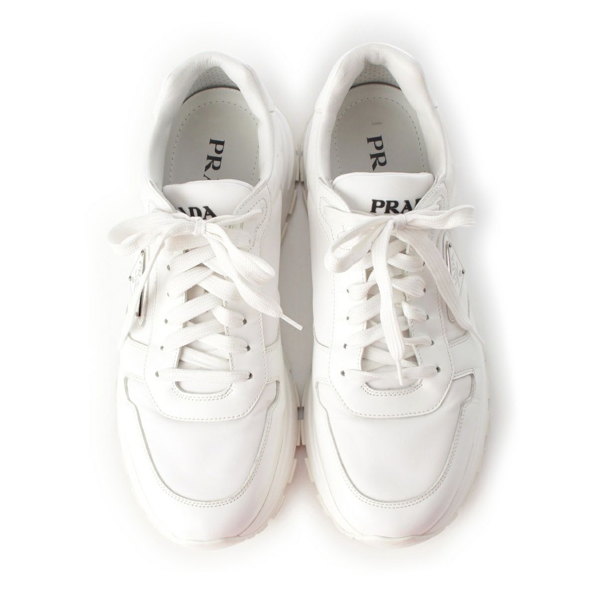 【最終値下げ】PRADA リナイロン スニーカー 23.5 プラダ Re-Nylon リナイロン トライアングル スニーカー