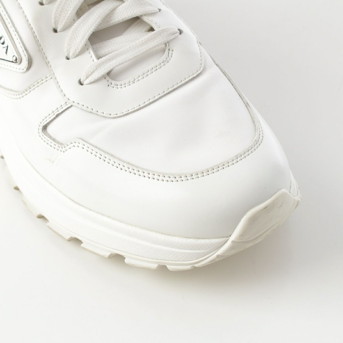 【最終値下げ】PRADA リナイロン スニーカー 23.5 プラダ Re-Nylon リナイロン トライアングル スニーカー