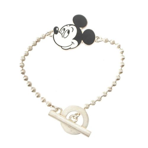 グッチ Disney ディズニー ミッキーマウス ブレスレット アクセサリー Ag925 シルバー 16号