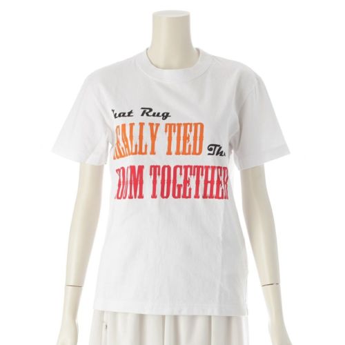 サカイ 映画『ビッグ・リボウスキ』 20SS コットン プリント 半袖Ｔシャツ 20-0055S ホワイト 0