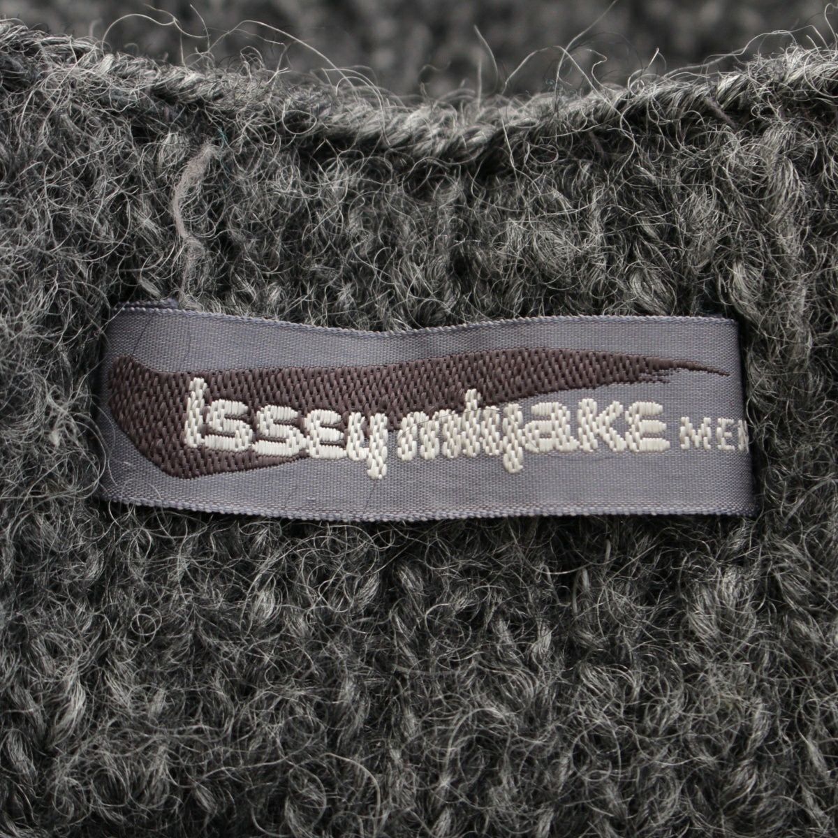 イッセイミヤケIssey Issey Miyake 総柄ニットセーター 筆タグ 80's