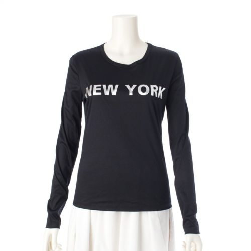 ヘルムートラング FW02-03 コットン 本人期 NEWYORK L/S TEE ロングスリーブ 長袖Ｔシャツ トップス ブラック 42