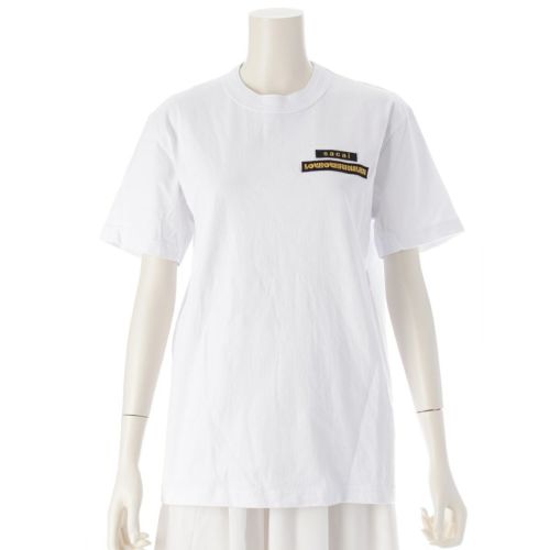 サカイ 21SS LOVE OVER BLUES コットン バックプリント 半袖Ｔシャツ 21-0176S ホワイト 1