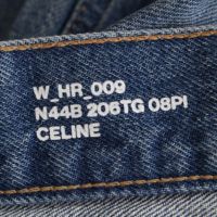 セリーヌ コットン トリオンフ グルメット付き ストレート デニム