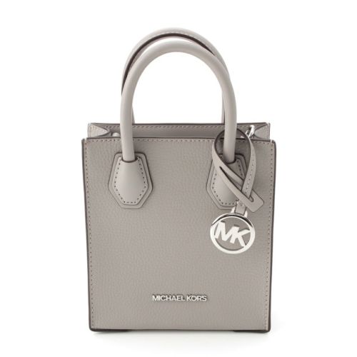 マイケルコース MERCER レザー 2way ショルダー ハンドバッグ グレー