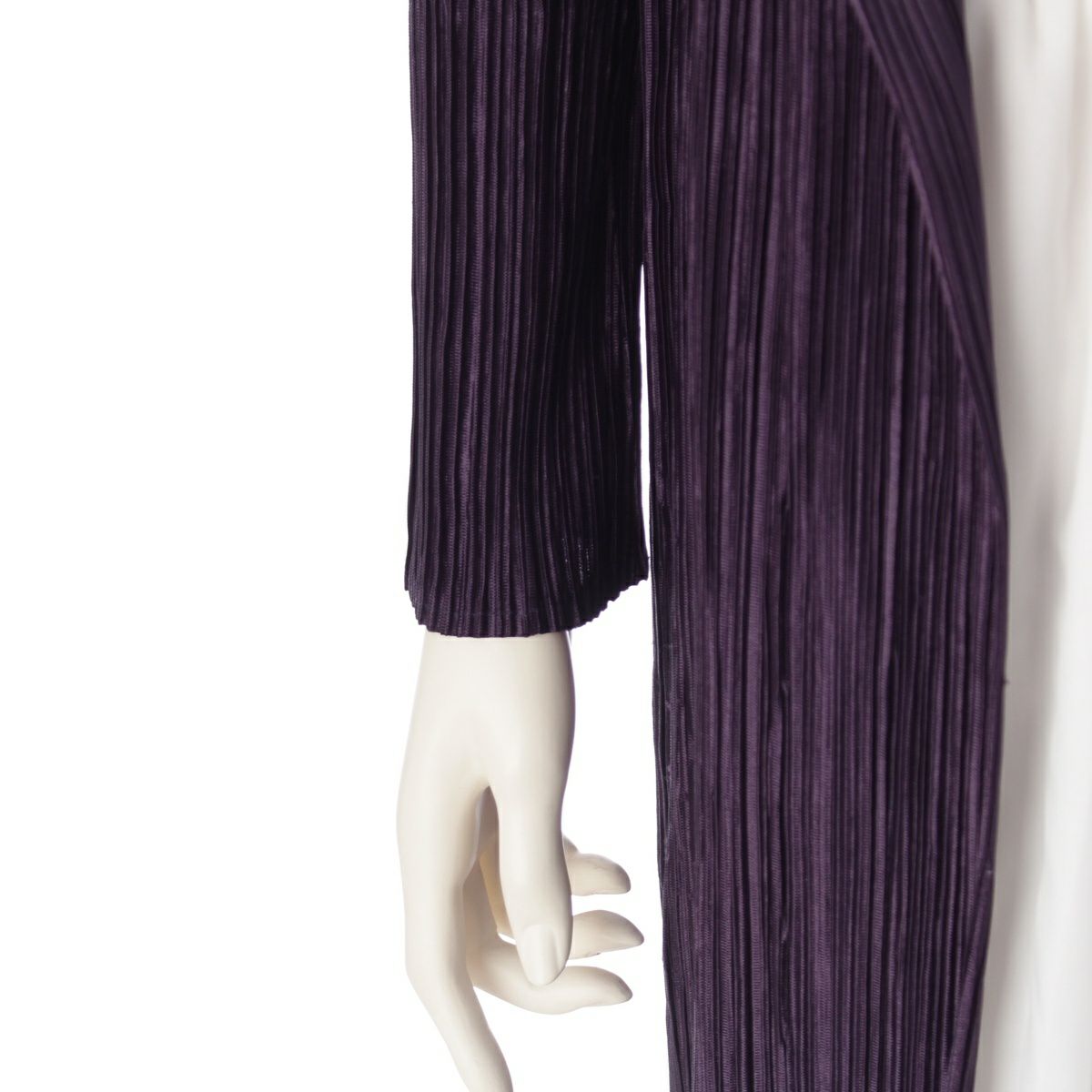 【美品】プリーツプリーズ イッセイミヤケ 長袖カーディガン 羽織 パープル PLEATS PLEASE ISSEY MIYAKE - 美品 プリーツプリーズ イッセイ