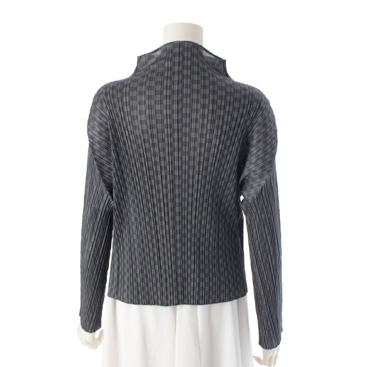 イッセイミヤケ　プリーツプリーズ　ボトルネック　長袖 トップス イッセイミヤケ プリーツプリーズ ボトルネック 長袖トップス PLEATS