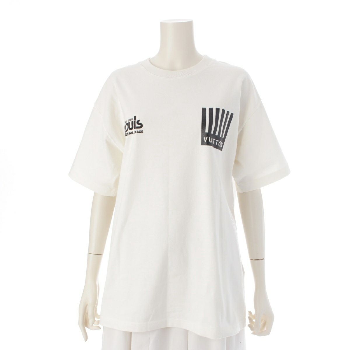 ルイヴィトン 19AW バックフラワー プリント 半袖Tシャツ