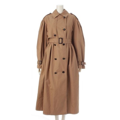 グッチ クルミボタン ダブル ロング トレンチコート 747990 ベージュ 38