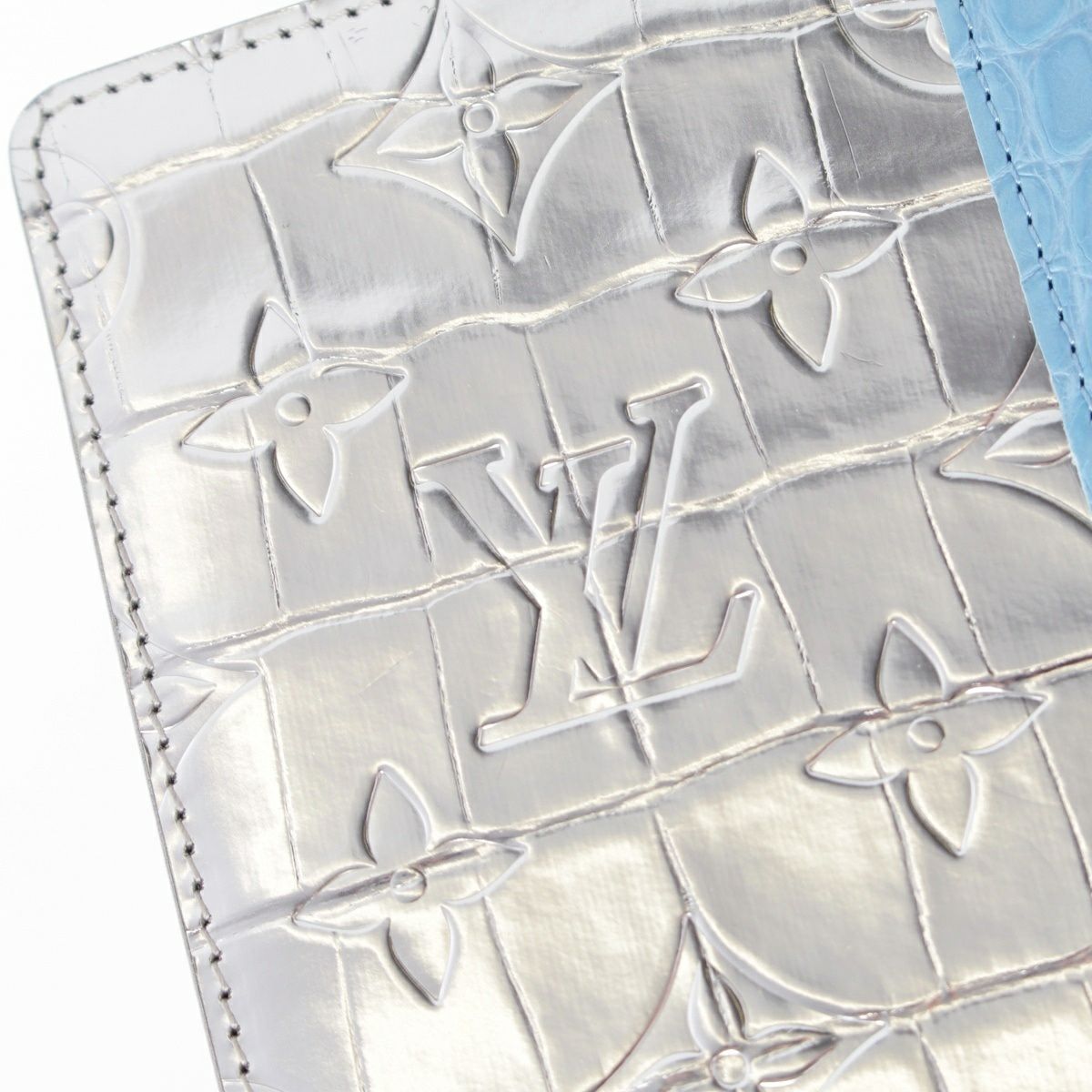 ルイヴィトン モノグラム ミラー ポルトフォイユ ブラザ クロコダイル  