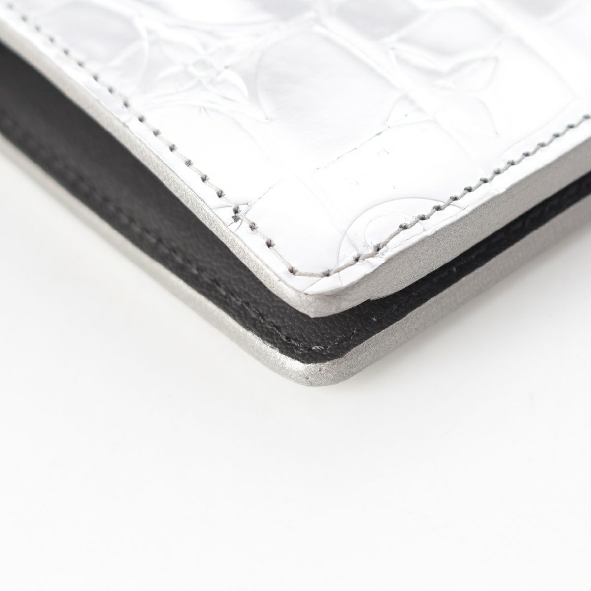 ルイヴィトン モノグラム ミラー ポルトフォイユ ブラザ クロコダイル  