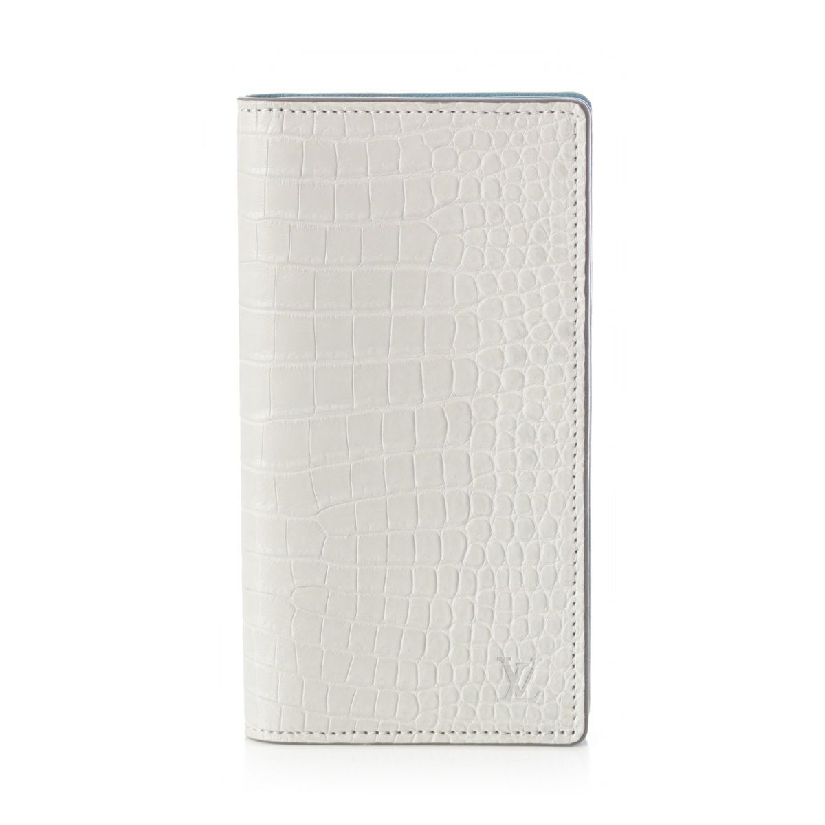 ルイヴィトン LVロゴ ポルトフォイユ ブラザ クロコダイル ウォレット  