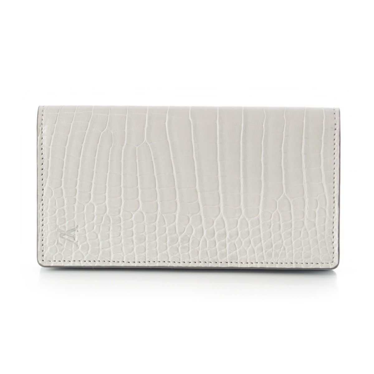 ルイヴィトン LVロゴ ポルトフォイユ ブラザ クロコダイル ウォレット  