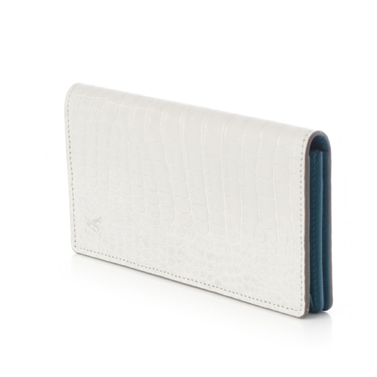 ルイヴィトン LVロゴ ポルトフォイユ ブラザ クロコダイル ウォレット  