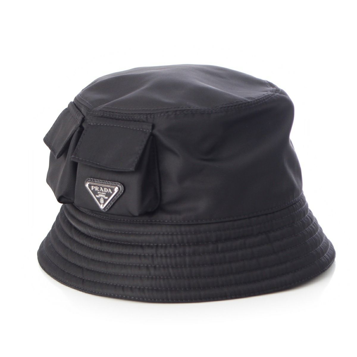 プラダ RE-NYLON ナイロン トライアングルロゴ ポケット バケット  