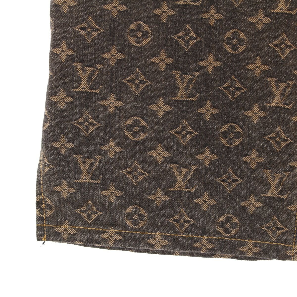 ルイヴィトン モノグラム デニム スカート ダークグレー 42 | 中古通販