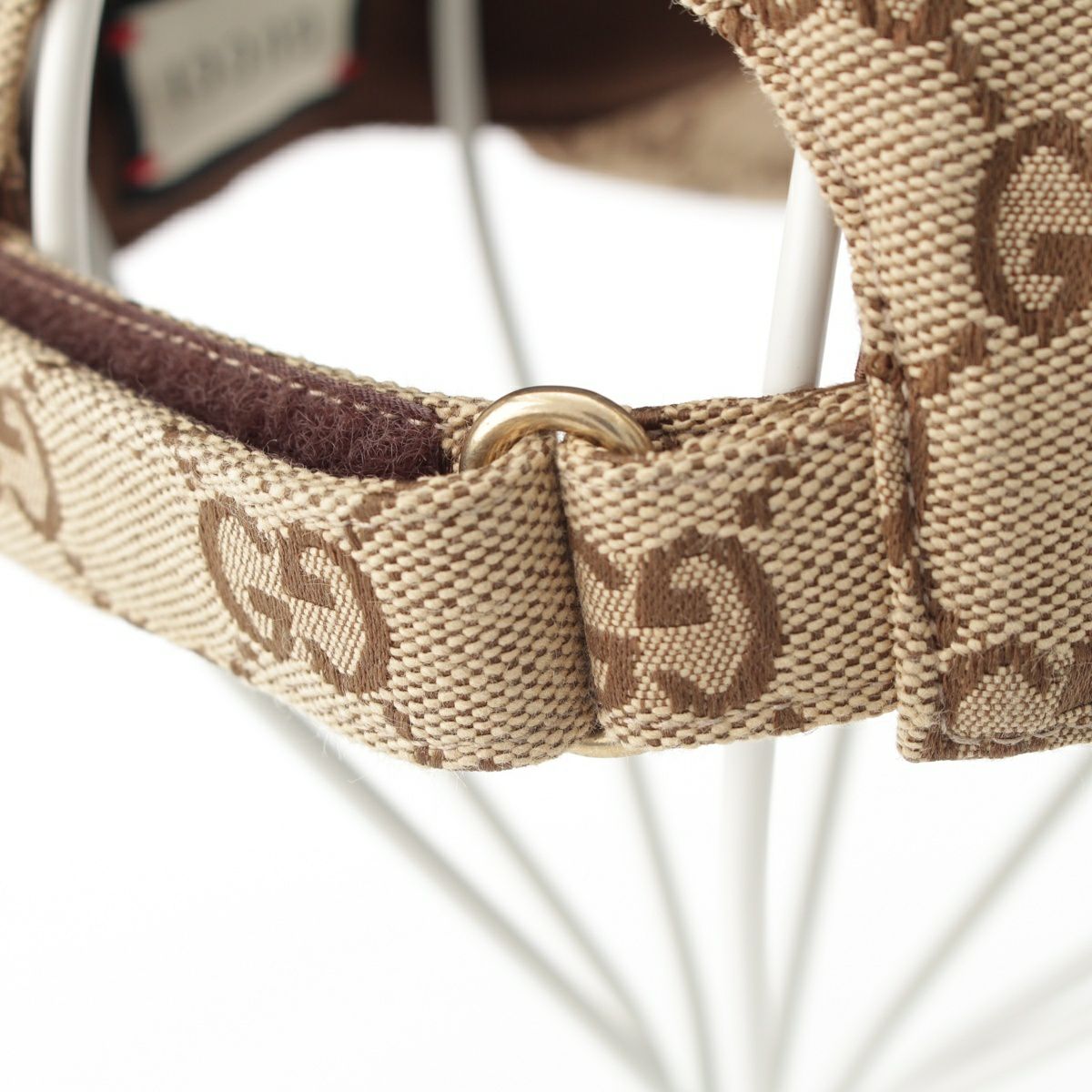 グッチ GGキャンバス ロゴパッチ キャップ 帽子 ブラウン L | 中古通販  