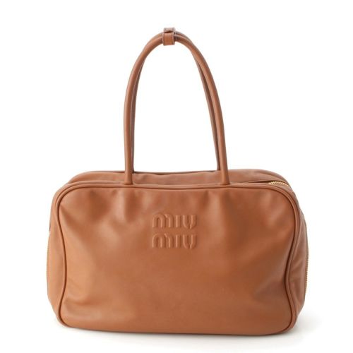 miumiu★ミュウミュウ★ナイロンバッグ★ヴィンテージ 楽天市場】MIU MIU2WAYバッグ RN0818レザー ピンク ゴールド金具