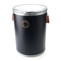 HERMES - 極美品 HERMES エルメス サドルボックス スモール 馬具缶 馬具入れ メタル ブライドルレザー キャンバス ネイビー 中古 67478 極美品 HERMES エルメス サドルボックス スモール 馬具缶 馬具