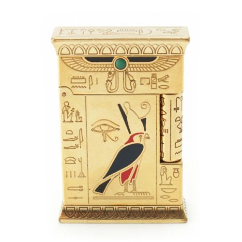 デュポン ギャッツビー GATSBY ファラオ PHARAOH 世界限定2575本 壁画 ガス ライター 喫煙具 ゴールド