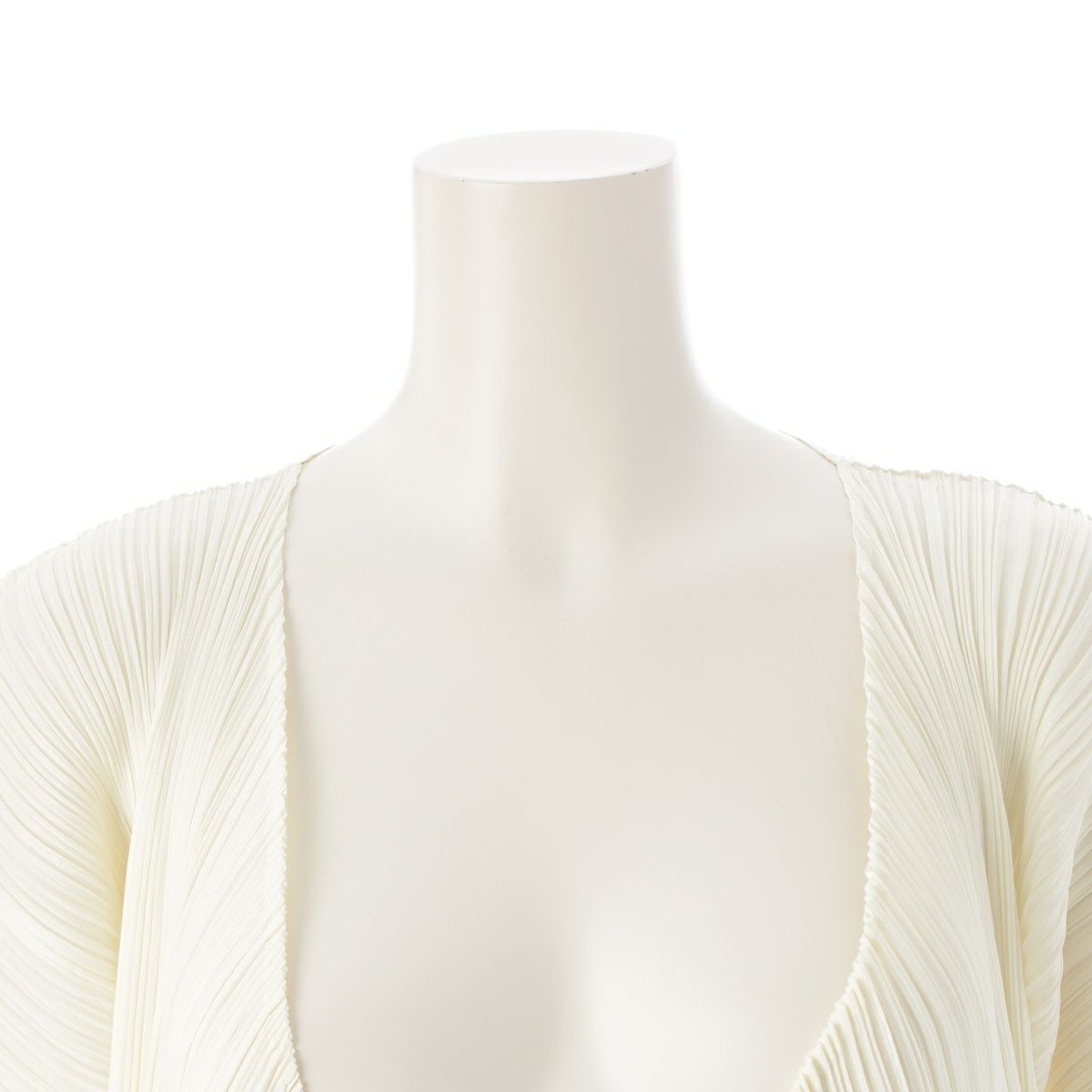 プリーツプリーズ イッセイミヤケ ボタンレス ロング 長袖  