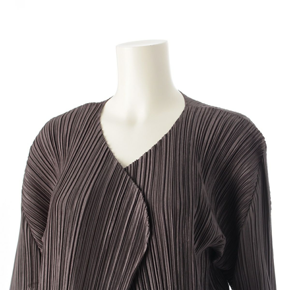 プリーツプリーズ　イッセイミヤケ　トップス　ジャケット　カーディガン　サイズ3 PLEATS PLEASE ISSEY MIYAKE - 美品 プリーツプリーズ イッセイ