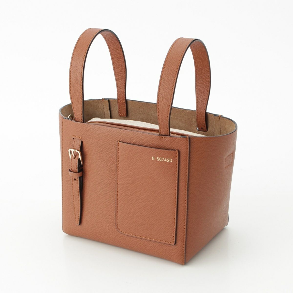 ヴァレクストラ レザー バケット マイクロ ポーチ付き 2way