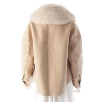 ドゥロワー 2024AW ウール PRE2 ビーバーファーカラー メルトン ケヌキ