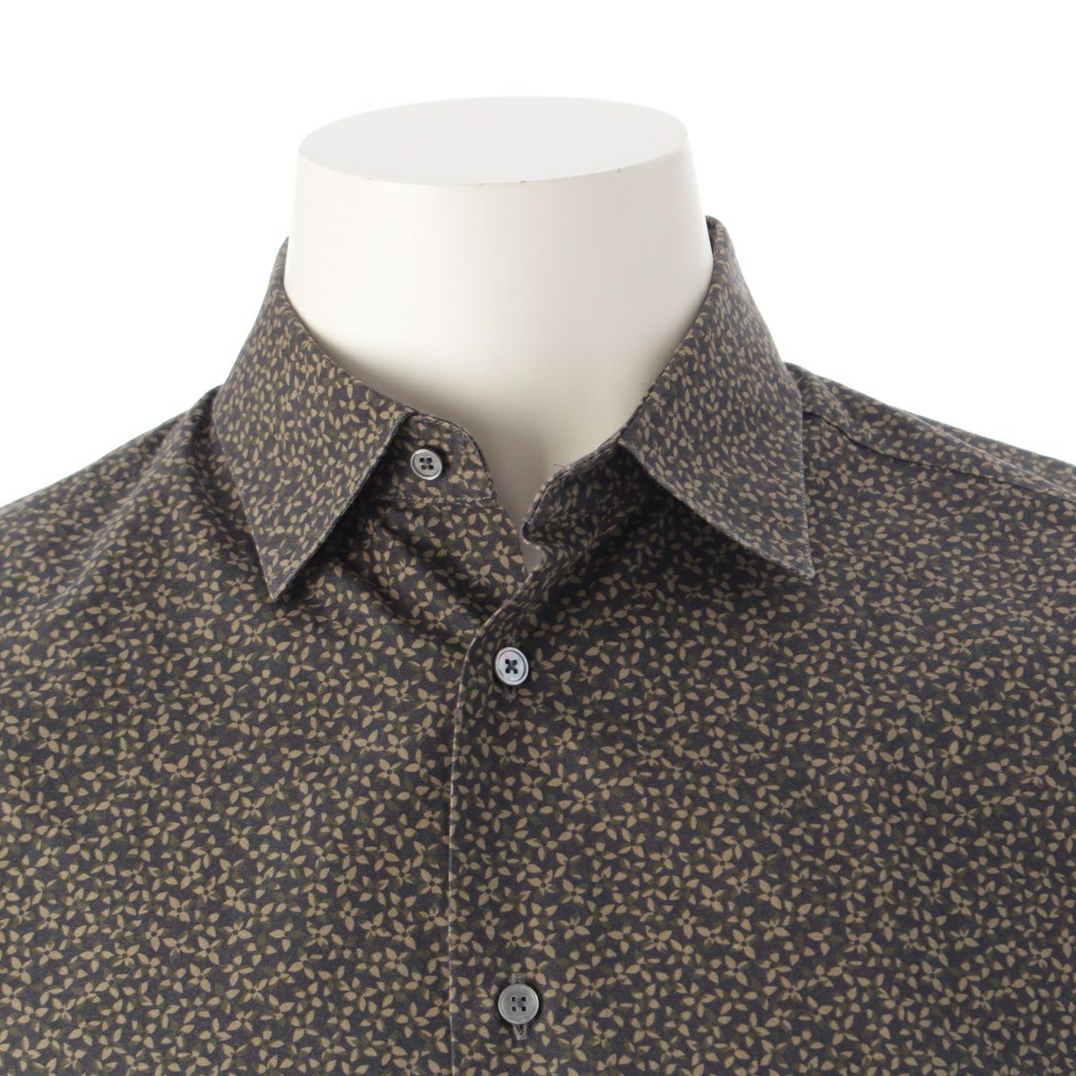 ルイヴィトン コットン LVロゴ フラワー シャツ ブラウス トップス