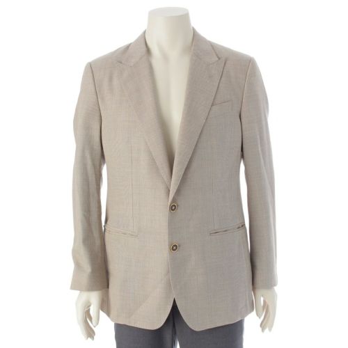 ドルチェアンドガッバーナ ヴァージンウール クラシック テーラードジャケット アウター G2NW0T ベージュ 50