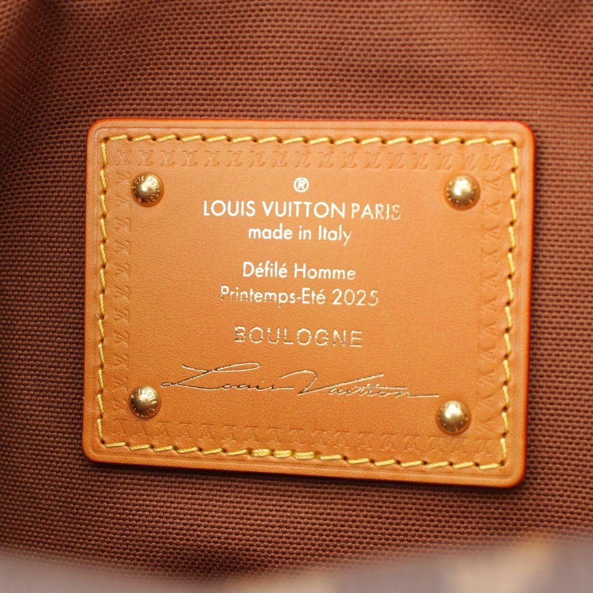 ルイヴィトン 25SS カーフレザー モノグラム ブローニュ ホーボー 2way